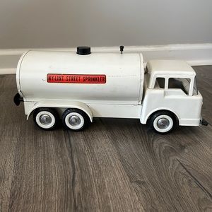 Vintage Nylint  17 Inch Street Sprinkler Pressed Steel Truck-1960s